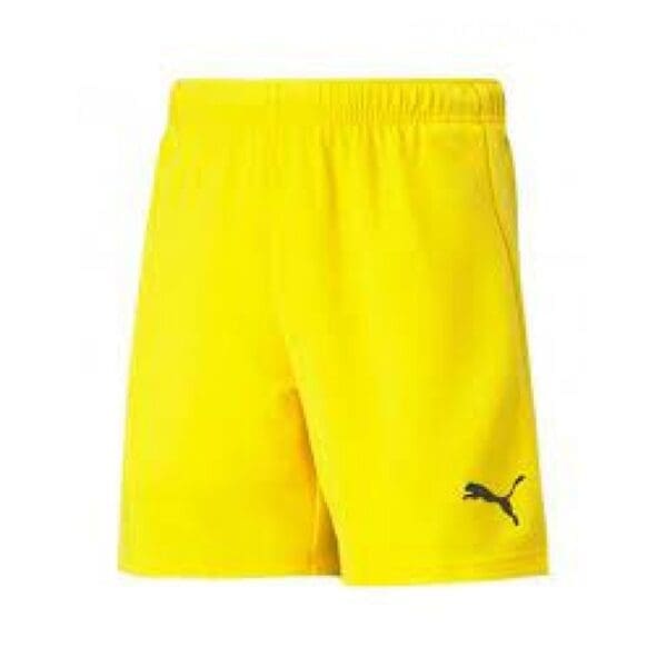 Puma Team Rise Youth Shorts - Yellow/Black