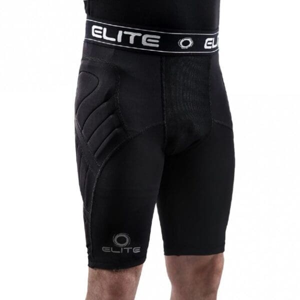 Elite Sport Goalkeeper Men's Compression Shorts 3 MM - Black