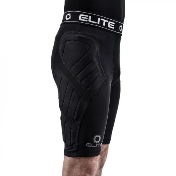 Elite Sport Goalkeeper Men's Compression Shorts 3 MM - Black - Image 2