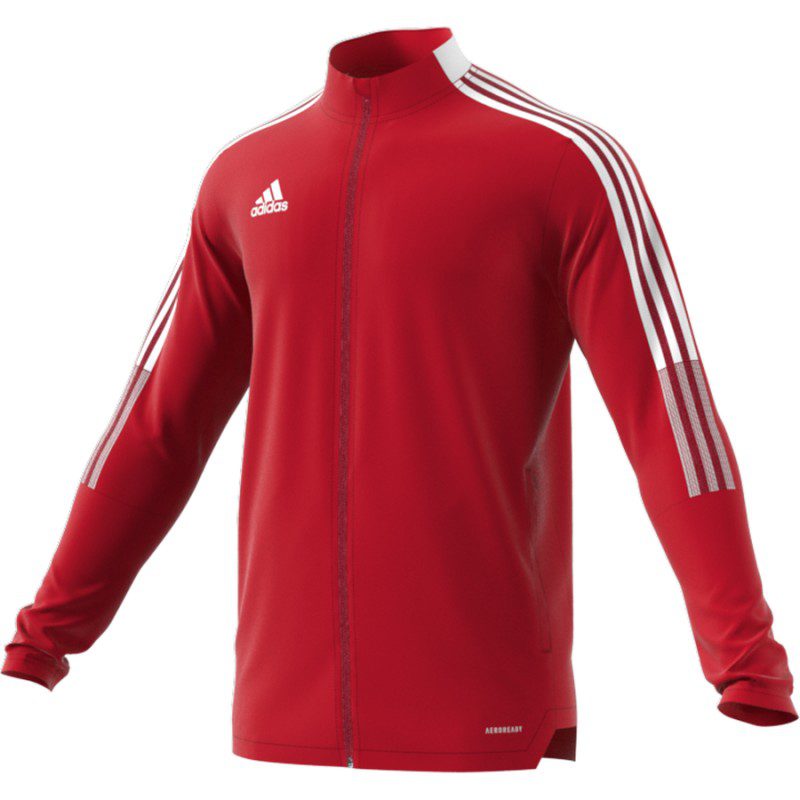 adidas Tiro 21 Track Men's Jacket - Power Red - Soccer Shop USA