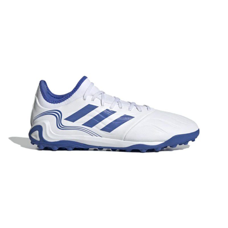 adidas Copa Sense.3 Turf Shoes - White/Blue Shop USA