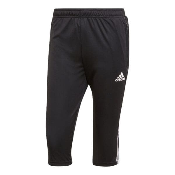 Black Adidas men's training pants.