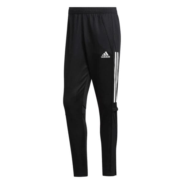 Black Adidas soccer training pants.