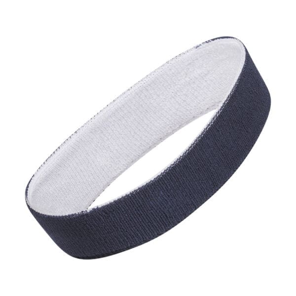 Blue and white headband for sports