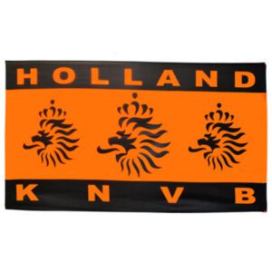 NETHERLANDS KNVB Orange SHIELD EMBROIDERED Iron-On PATCH CREST BADGE..2.3  x 3