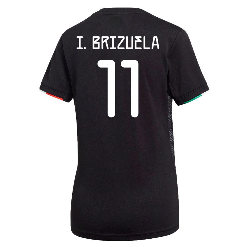 I. Brizuela #11 Mexico Home Women's World Cup Soccer Jersey 2019/20 (Black)  - Soccer Shop USA