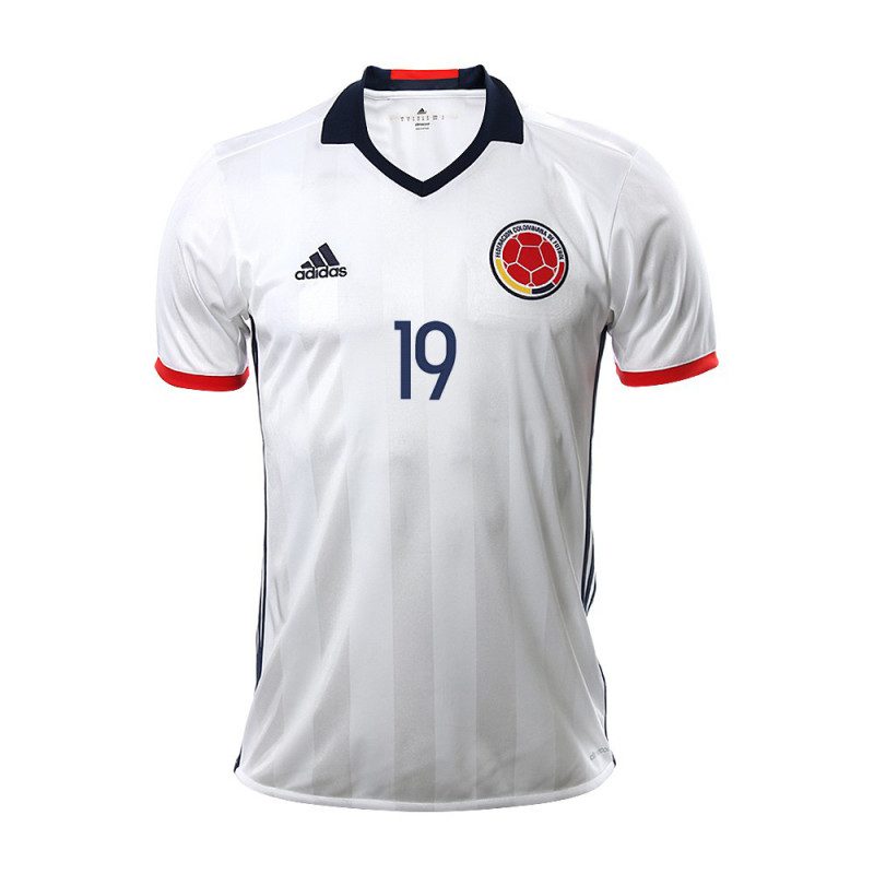 Colombia No9 R.Martinez Home Soccer Country Jersey