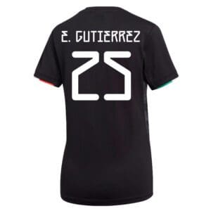 Vega #7 Mexico Home Women's World Cup Soccer Jersey 2019/20 (Black