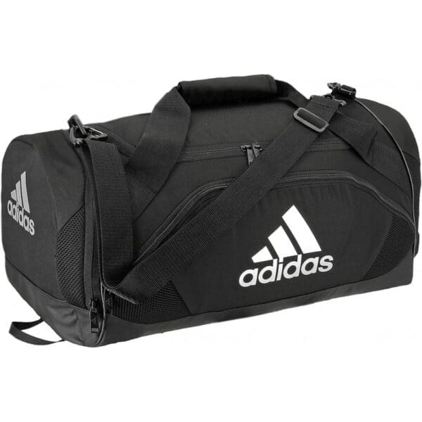 adidas Defender 4 Medium Duffel Bag - Black/White