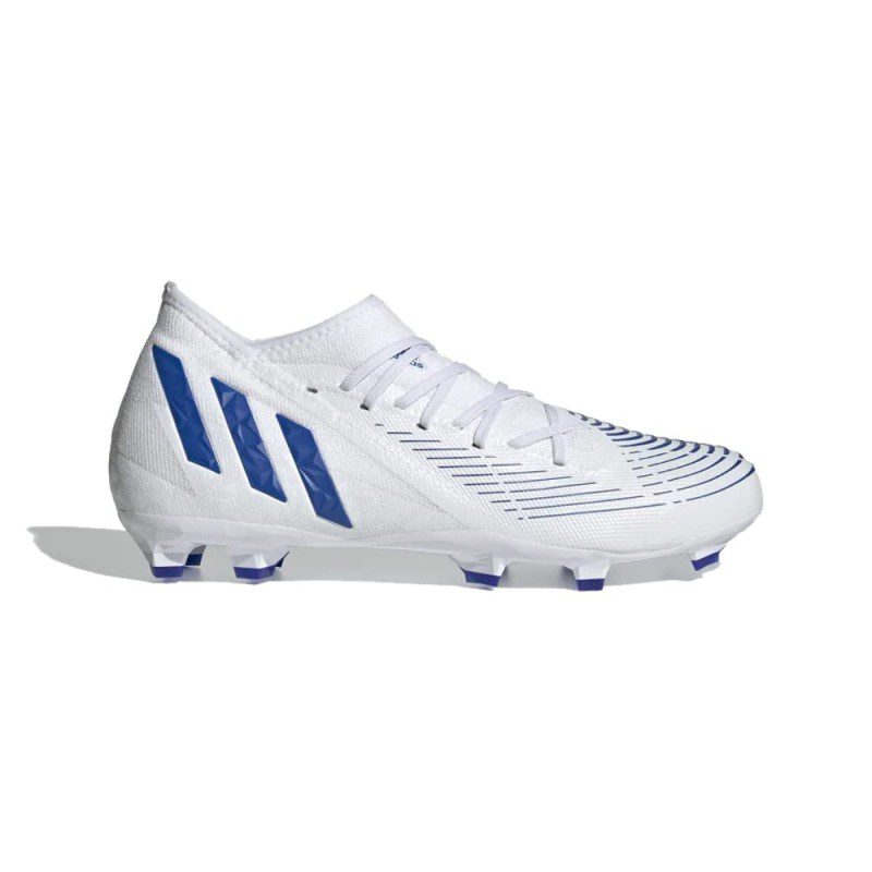 adidas Predator Edge.3 FG -White/Blue - Soccer Shop USA