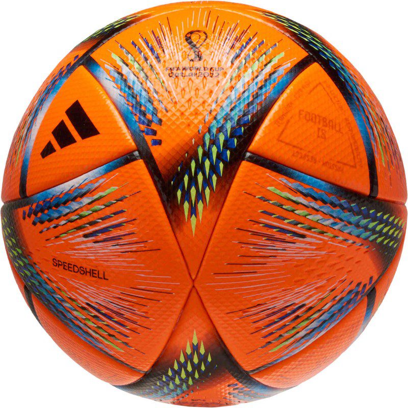 adidas - Ballon Al Rihla Coupe du Monde 2022 orange noir  Coupe du monde,  Ballon de football, Coupe du monde 2022