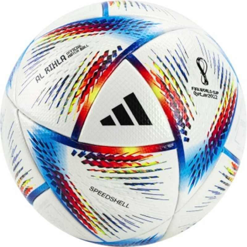 adidas World Cup Rihla Pro Official Match Soccer Ball – 2022 Size 5 White / Pantone