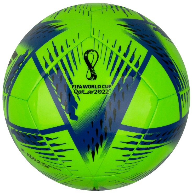 problema Pila de celos adidas Al Rihla World Cup 2022 Club Ball Green/Blue Size 5 - Soccer Shop USA