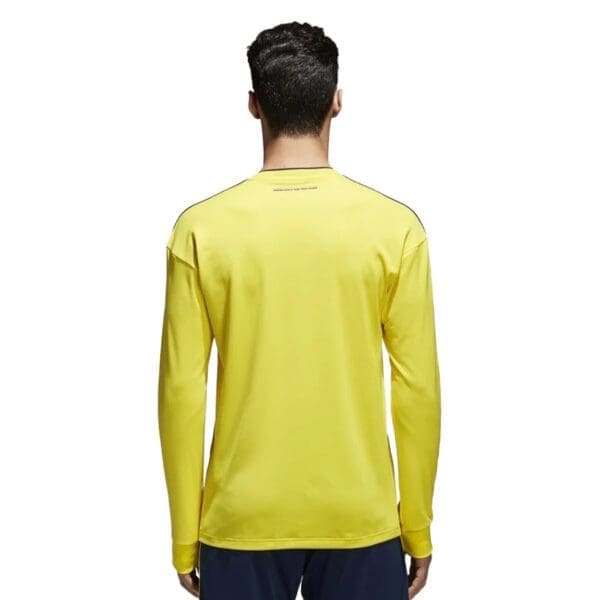 adidas Colombia Men's Long Sleeve Home Jersey WC 2018 - Image 5