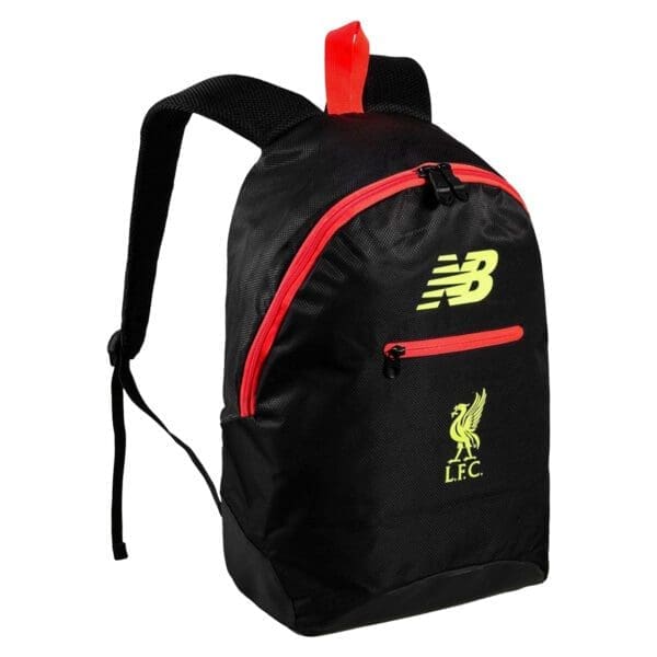 Black Liverpool FC New Balance backpack.