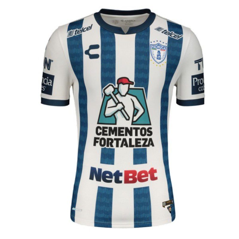 Charly Pachuca Men's Home Jersey 21-22 - White/blue - Soccer Shop USA
