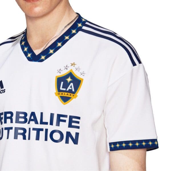 adidas LA Galaxy Men's Home Authentic Jersey 2022/23 - Image 3