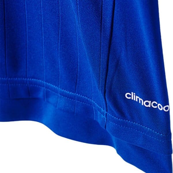 Blue adidas ClimaCool soccer jersey