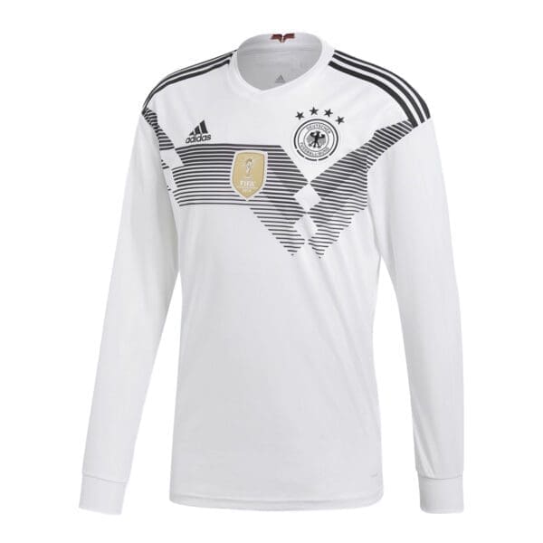 Germany long-sleeve soccer jersey by Adidas.