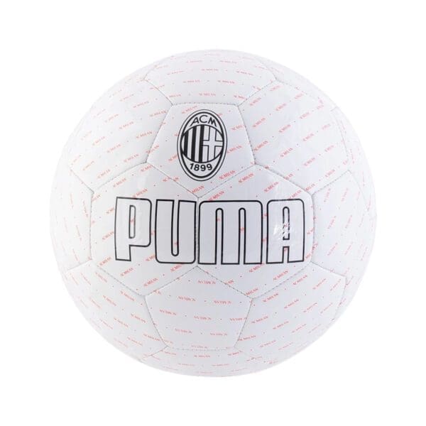 Puma  ACM  Legacy Soccer Ball- SIZE 5 - WHITE-RED BLAST