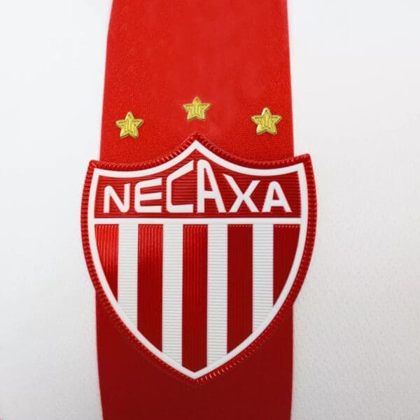 Necaxa soccer team logo with stars.