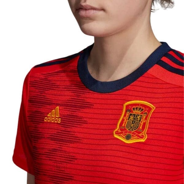 Spain soccer jersey with Adidas logo