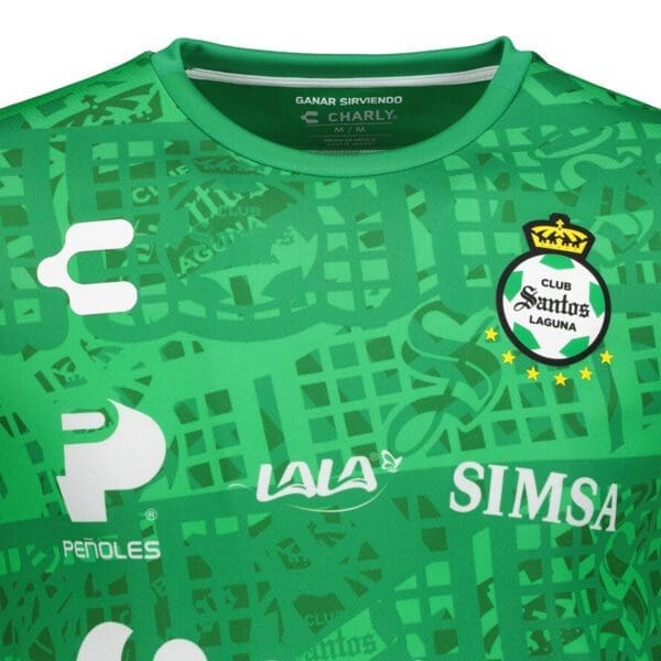 Green Santos Laguna soccer jersey