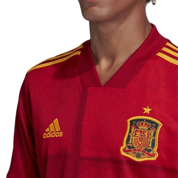 Spain soccer jersey with Adidas logo