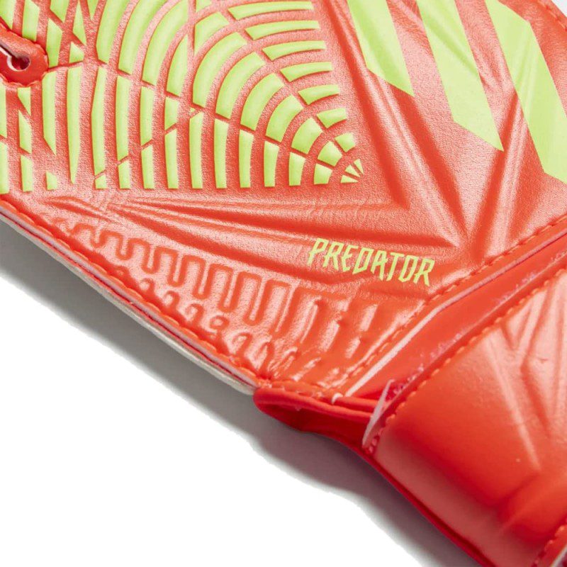 adidas Predator Edge League Goalkeeper Gloves - Solar Red/Team Solar Green