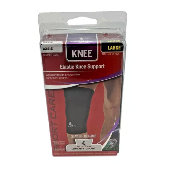 Mueller Elastic Knee Support - Black - Image 2