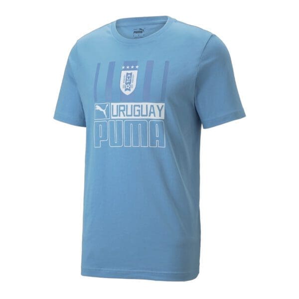 Blue Puma Uruguay t-shirt with crest.