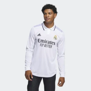 adidas Real Madrid 22/23 Home Authentic Jersey - Bialy