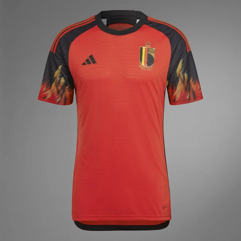 Belgium No4 Defour Red Home Long Sleeves Soccer Country Jersey