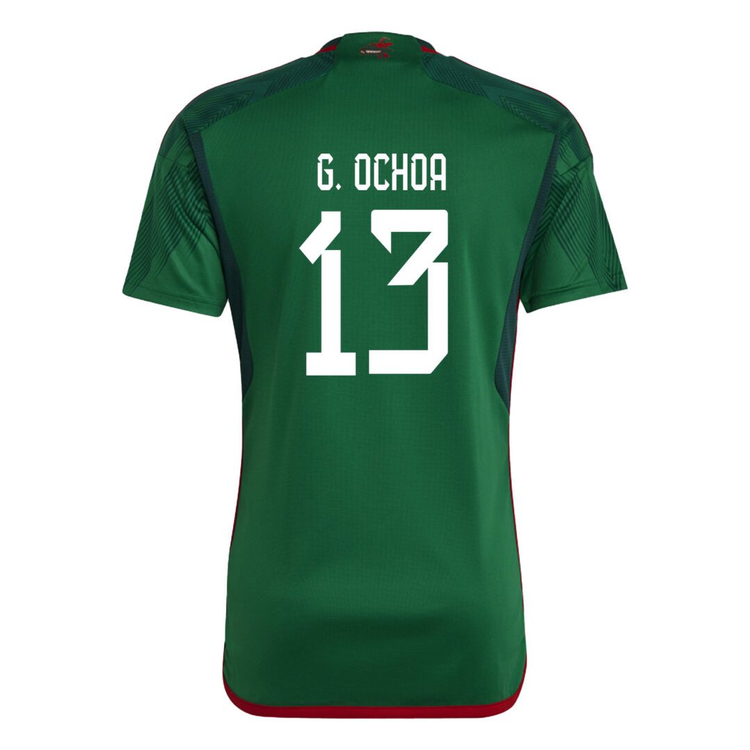 Mexico No19 O.Peralta Green Home Soccer Country Jersey