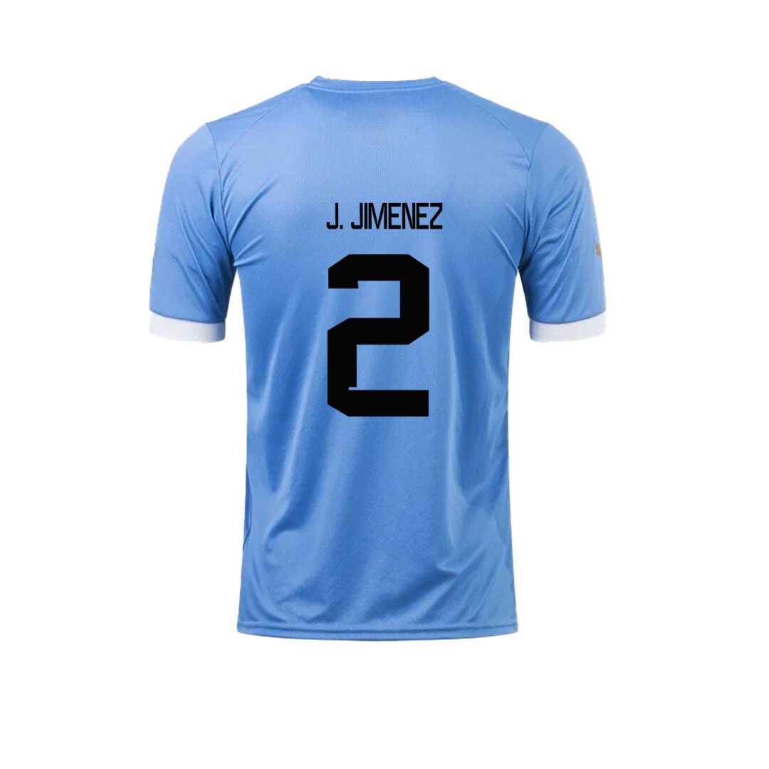 J. Jimenez #3 Uruguay Home World Cup 2022 Jersey - Soccer Shop USA