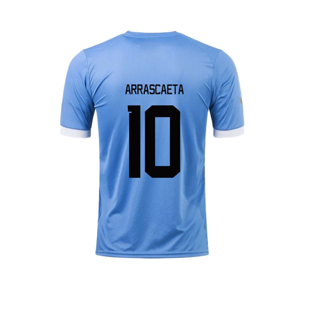 Arrascaeta #10 Uruguay Home World Cup 2022 Jersey