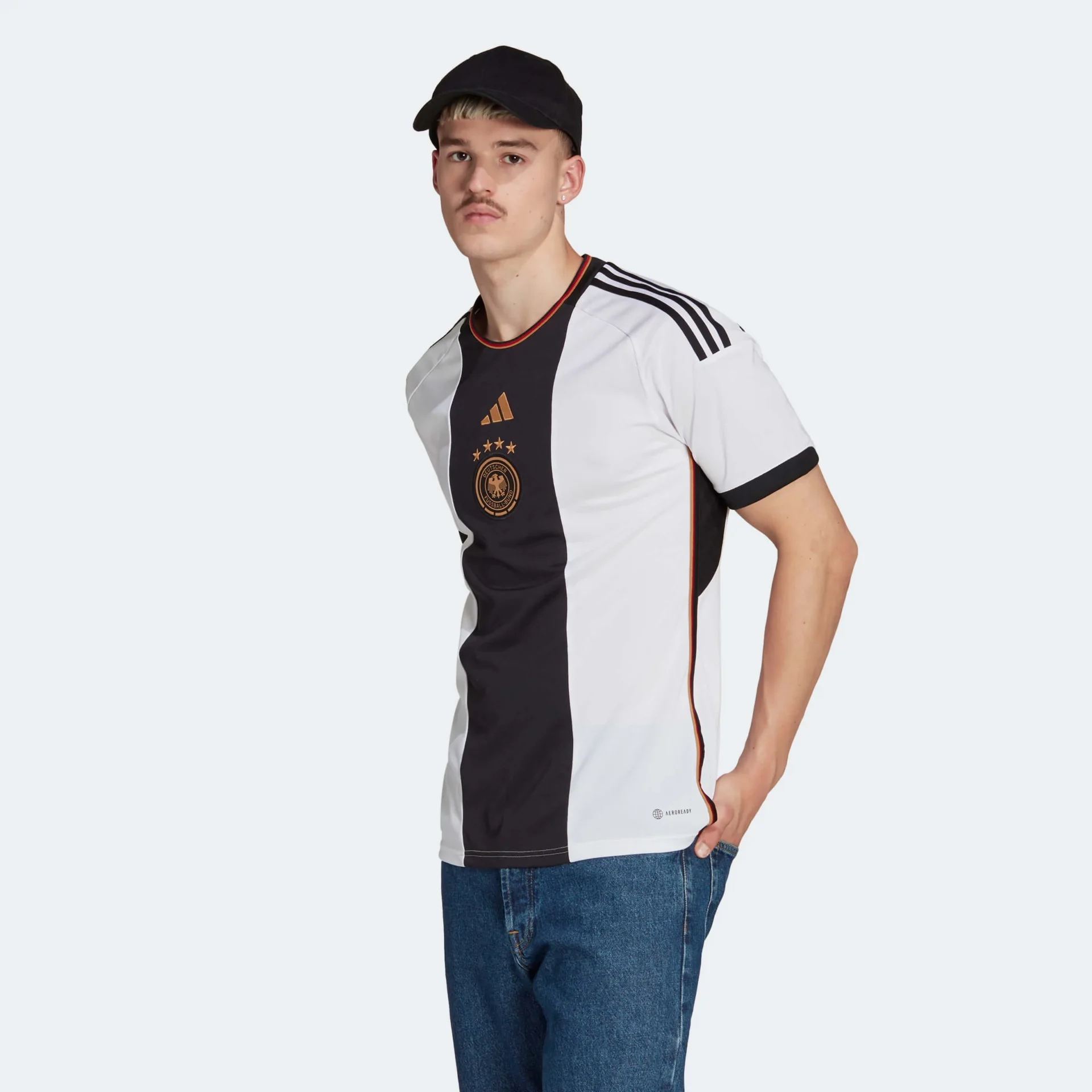 Adidas Men's Germany 2022 Home Jersey - White, 2XL