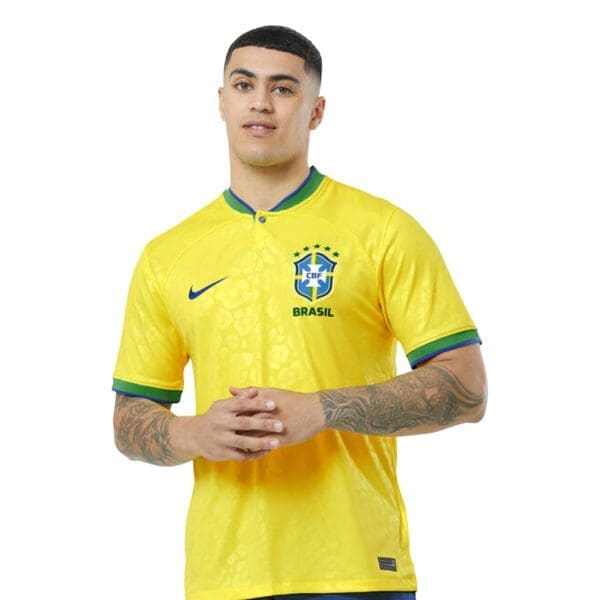 Nike Brazil Home Men's Jersey 2022/23 - Image 2