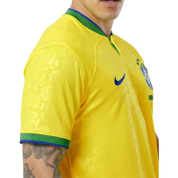 Nike Brazil Home Men's Jersey 2022/23 - Image 3