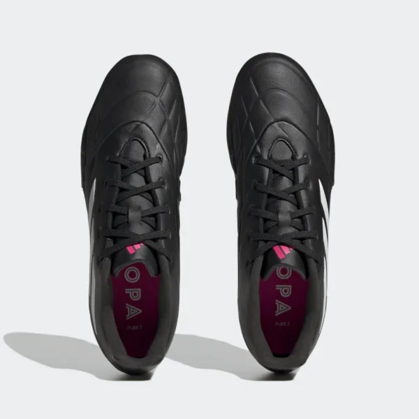 adidas Copa Pure .3 Firm Ground Cleats (Black/Pink) - Image 4