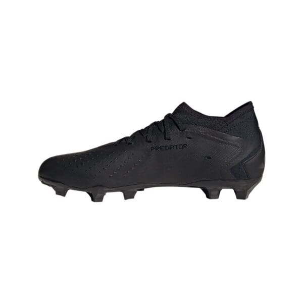 Black Adidas Predator football boot.