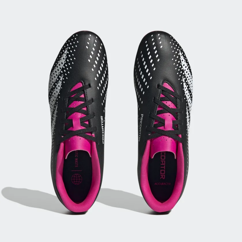adidas Predator Multi-Ground Team USA Black Pink - / Soccer Accuracy.4 Cloud Shock White - / Shop Core 2