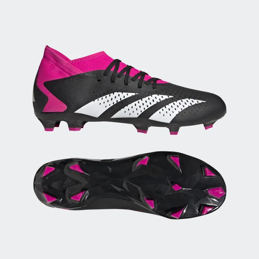 adidas Predator Accuracy.3 Firm Ground - Core Black / Cloud White / Team  Shock Pink 2 - Soccer Shop USA