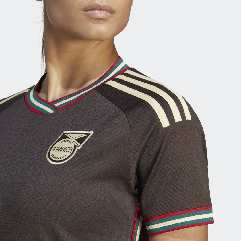 adidas '23 Jamaica Away Jersey Women's - Night Brown - Soccer Shop USA