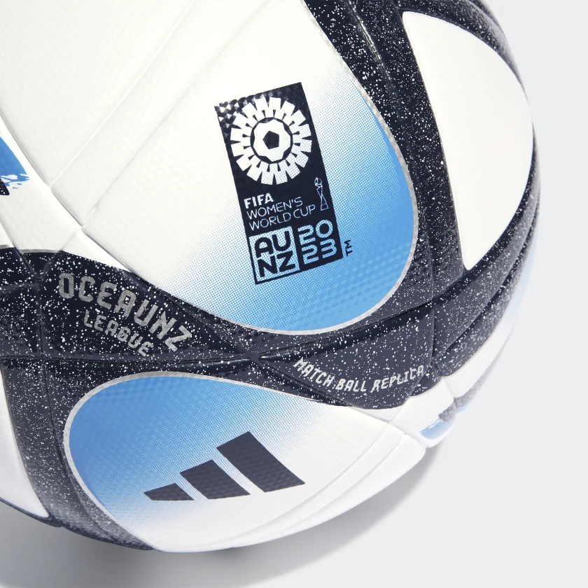 Bola de Futebol adidas Oceaunz Pro White-Collegiate Navy - Fútbol Emotion