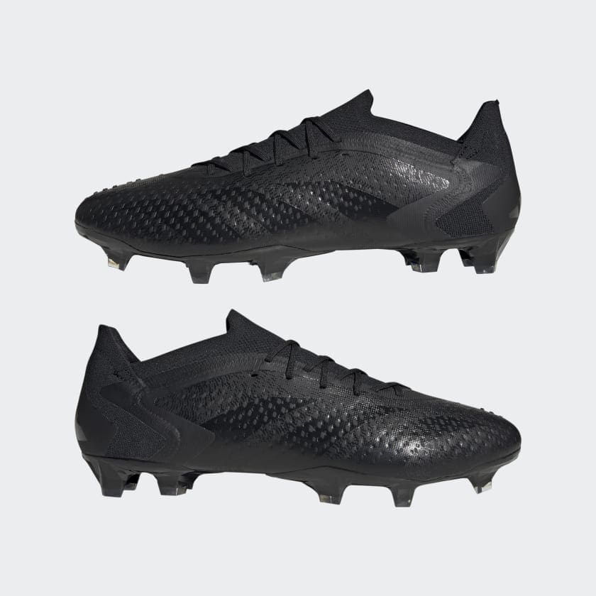 adidas Predator Accuracy.1 Low Firm Ground - Core Black / Core Black / Cloud White - Image 8