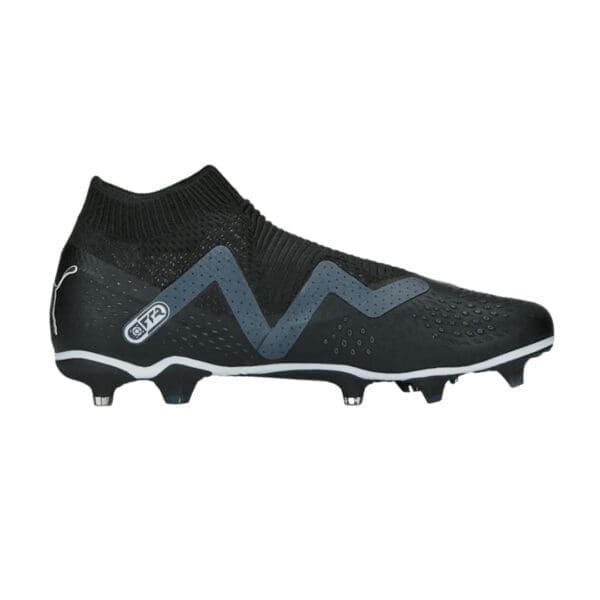 Black and grey Puma football boots.