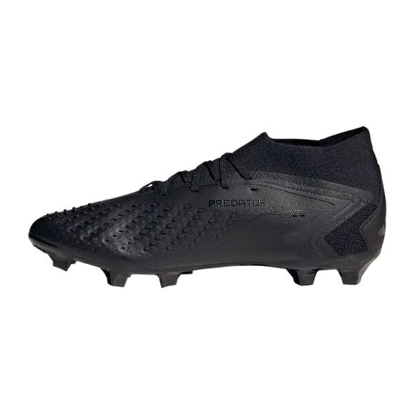 Black Adidas Predator football boot.