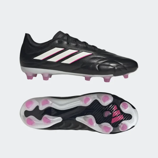 adidas Copa Pure .2 Firm Ground Cleats (Black/Pink) - Image 2