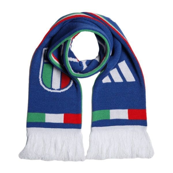 adidas Italy Football Scarf 2023 (Blue/White)